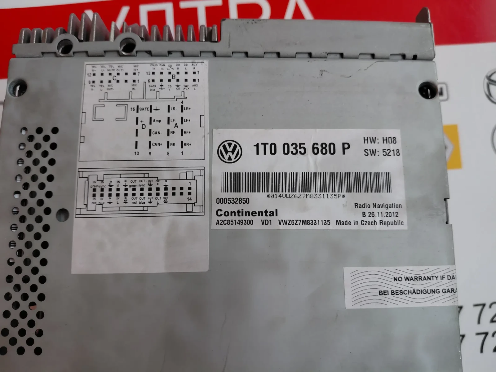 1T0035680P GPS ������������ ������� VW CC  A2C85149300 1T0 035 680 P | Mobile.bg � ����������� 3