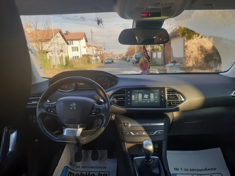 Peugeot 308 1.6 120кс панорама  Евро 6, снимка 13 - Автомобили и джипове - 47922636