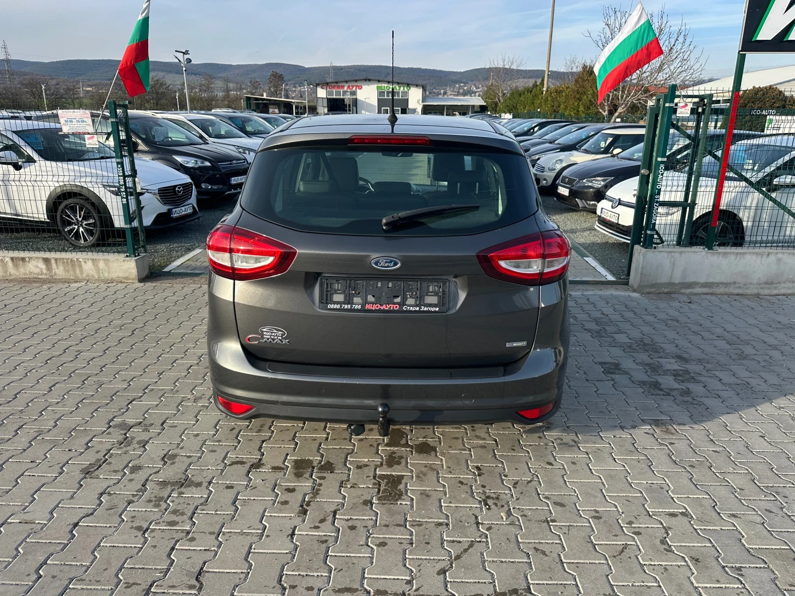 Ford C-max Дистроник Мъртва зона  Панорама Euro6 - изображение 5