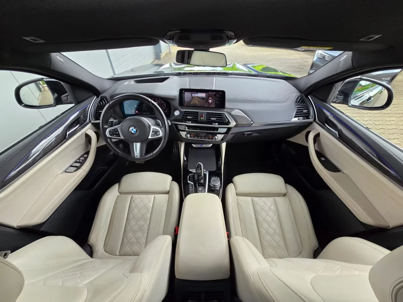 BMW X4 M40/MERINO/360HP/CARBON/360CAM/HUD/MEMORY/703f, снимка 9 - Автомобили и джипове - 51606000