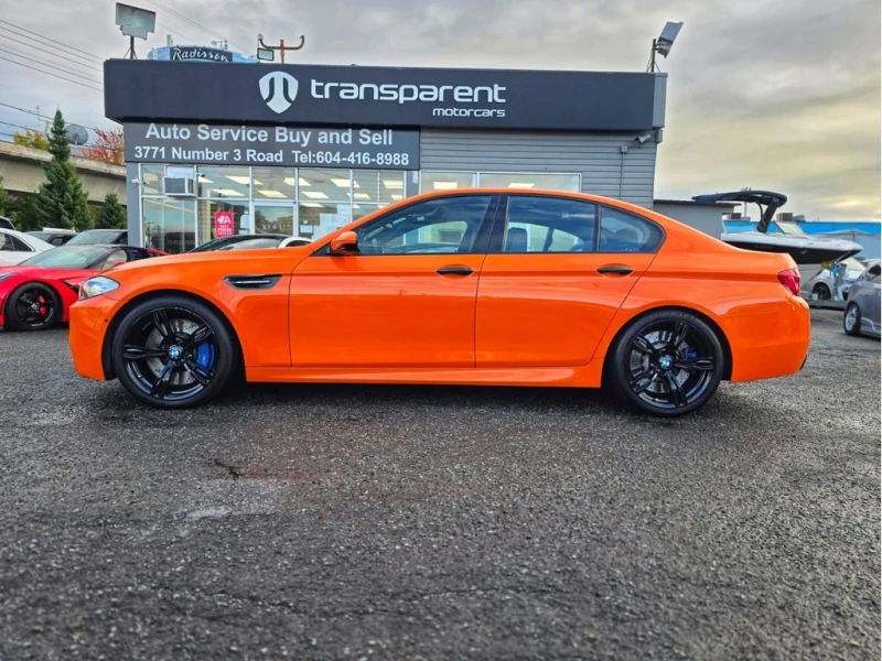 BMW M5 * M Power/ V8/ Executive PKG/ 560 HP/FireOrange * , снимка 3 - Автомобили и джипове - 52830600