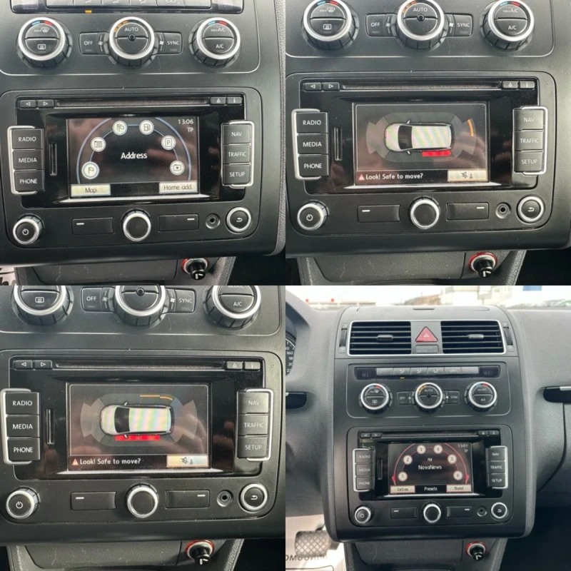 VW Touran 2.0 TDI DSG Highline Навигация, Панорама, 7 места , снимка 14 - Автомобили и джипове - 53411218