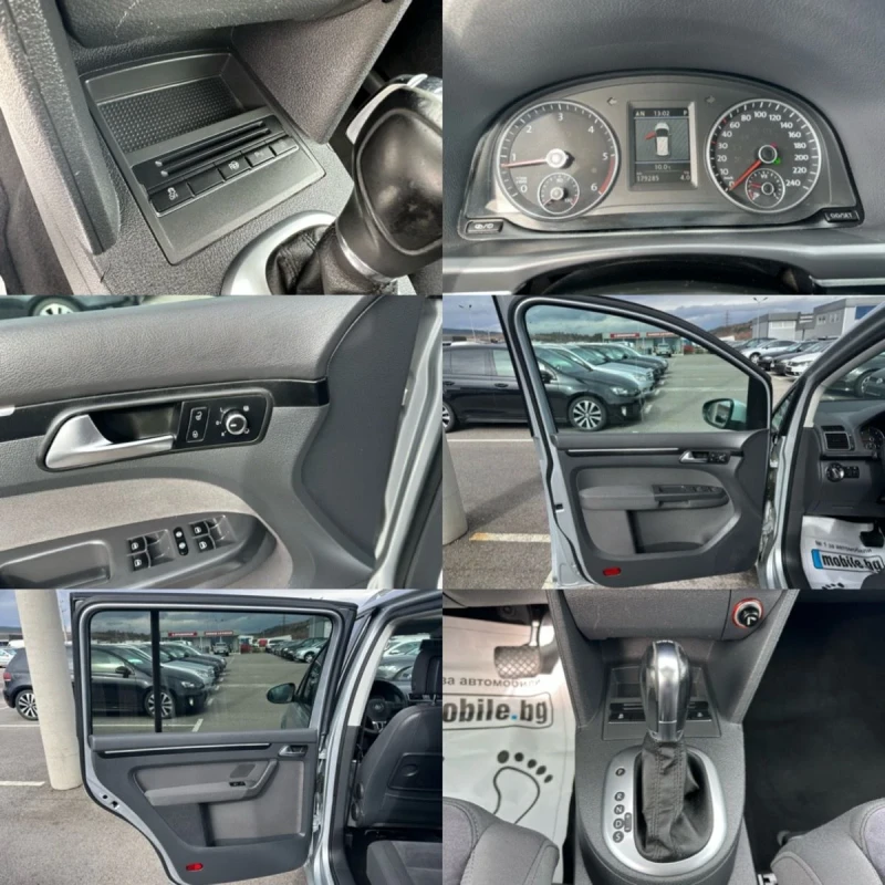 VW Touran 2.0 TDI DSG Highline Навигация, Панорама, 7 места , снимка 16 - Автомобили и джипове - 53411218