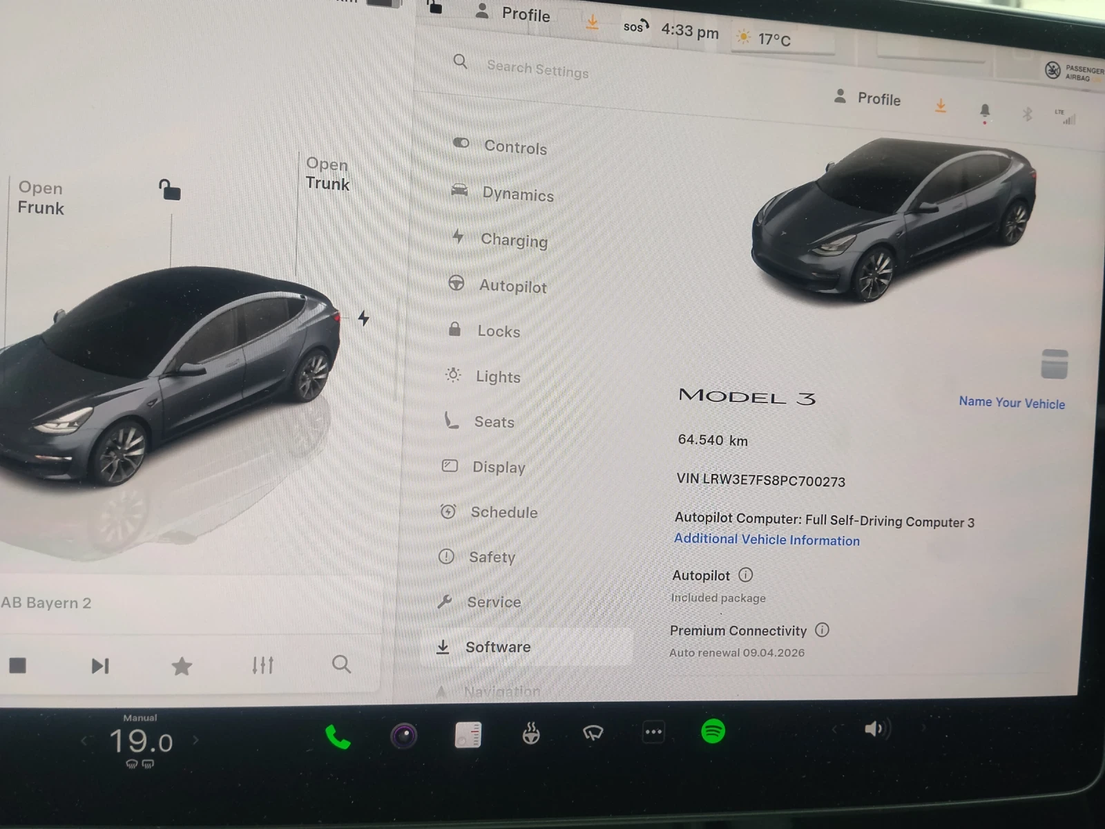 Tesla Model 3, снимка 6 - Автомобили и джипове - 54326186