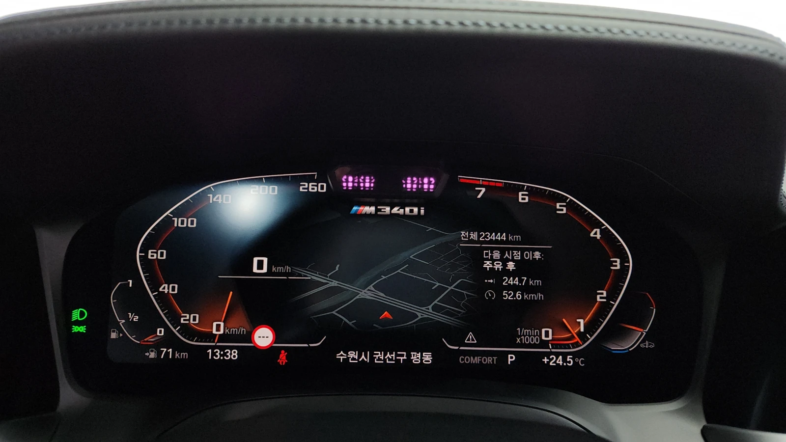 BMW 340 360* BLIND SPOT* HUD* ПОДГРЕВ ВОЛАН* КРАЙНА ЦЕНА, снимка 8 - Автомобили и джипове - 55367101