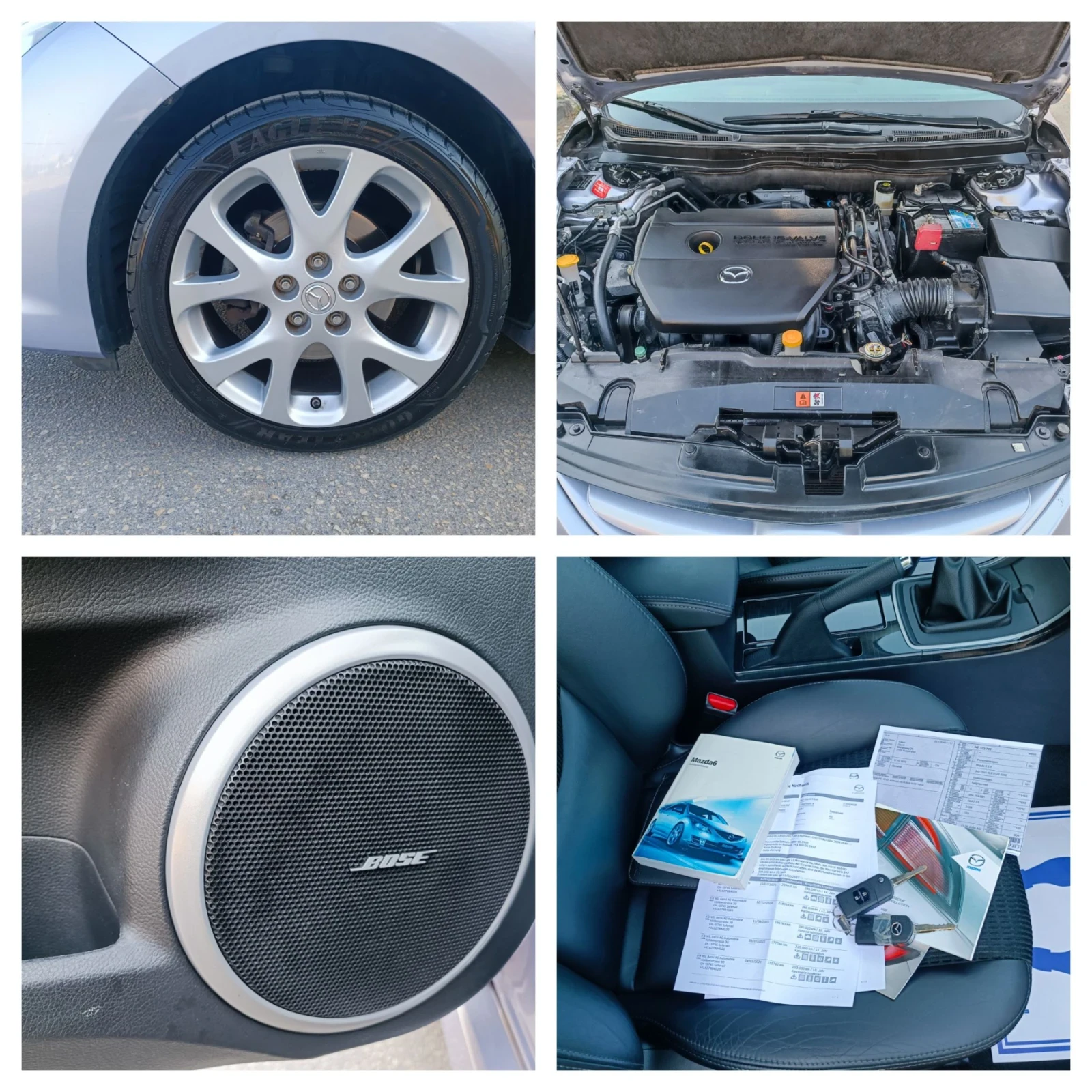 Mazda 6 2.5i-170кс-ШВЕЙЦАРИЯ-РЪЧКА-6ск, снимка 16 - Автомобили и джипове - 55581127