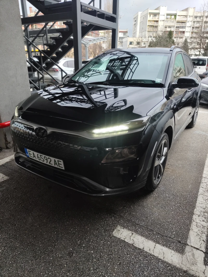 Hyundai Kona 64KWh/Blue link/3 ФАЗНА/SOH100%/Термопомпа/HEADUP