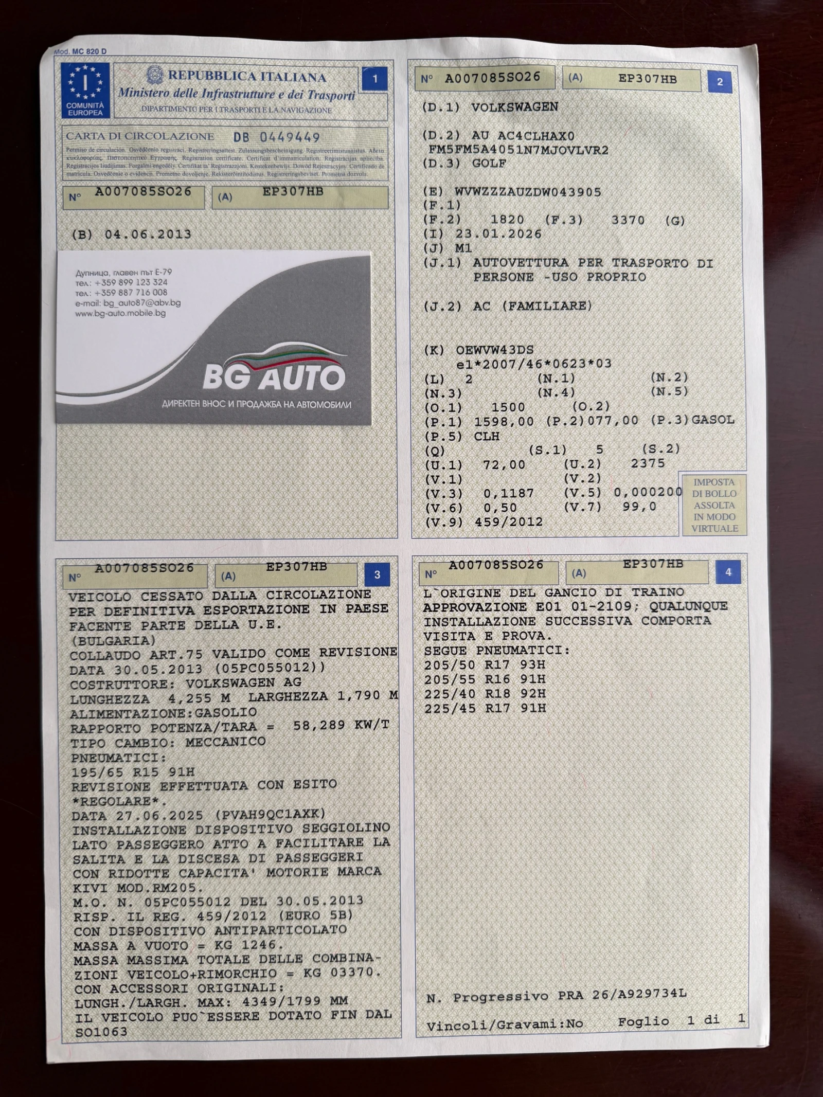 VW Golf * ИТАЛИЯ* HIGHLINE* EURO 5* 1.6-TDI-105* , снимка 17 - Автомобили и джипове - 53134231