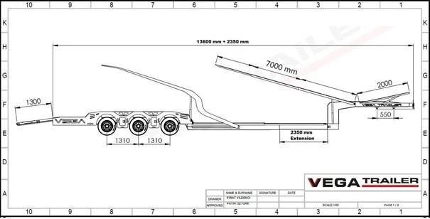 Полуремарке Vega Trailer VG-TC340 ALPHAMAX, снимка 8 - Ремаркета - 32397453