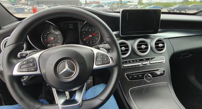 Mercedes-Benz C 200 AMG PACK, 7G-TRONIC Plus, Кожа, РЕГИСТРИРАНА, снимка 10 - Автомобили и джипове - 50378890