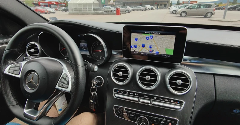 Mercedes-Benz C 200 AMG PACK, 7G-TRONIC Plus, Кожа, РЕГИСТРИРАНА, снимка 8 - Автомобили и джипове - 50378890