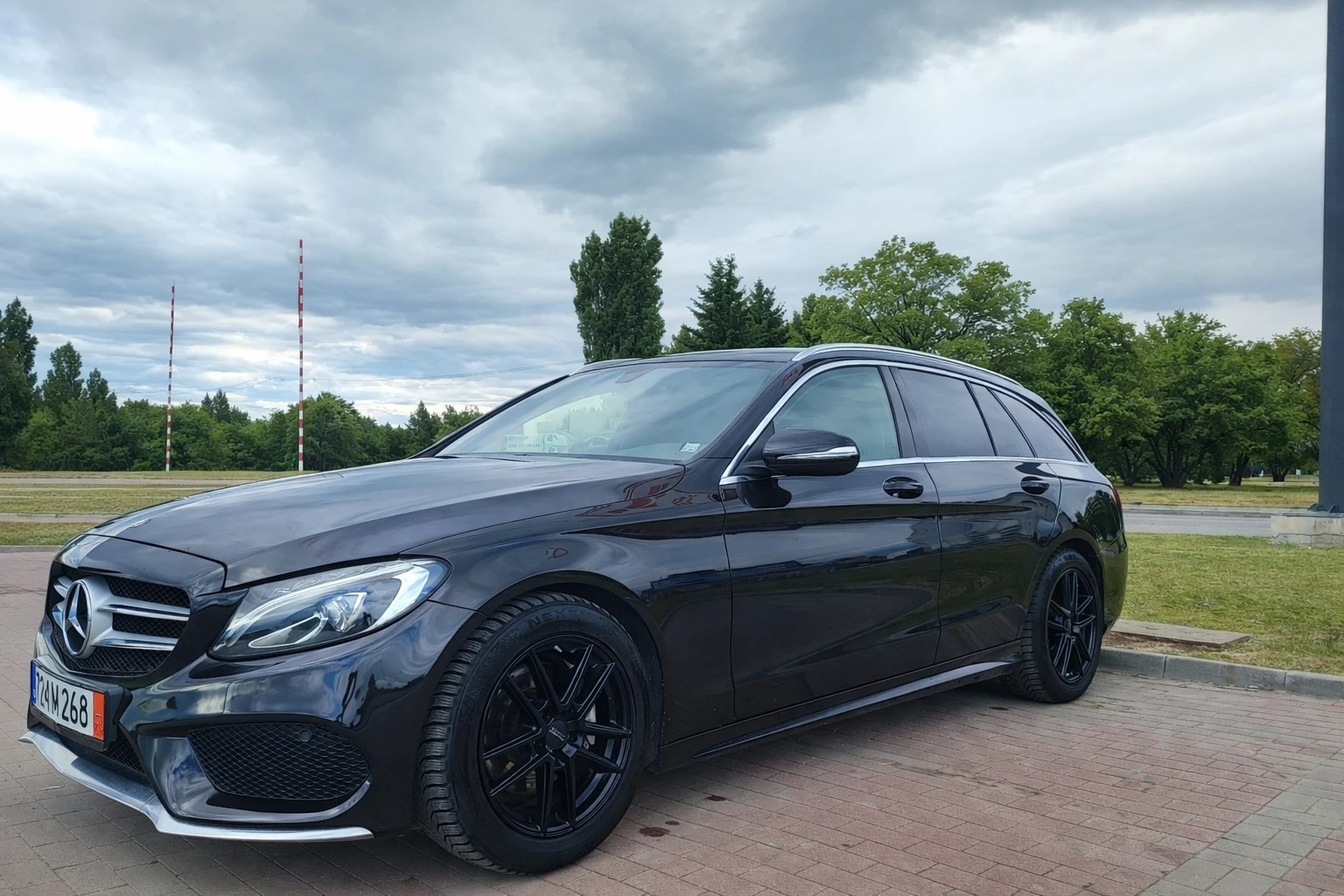Mercedes-Benz C 200 AMG PACK, 7G-TRONIC Plus, Кожа, РЕГИСТРИРАНА, снимка 1