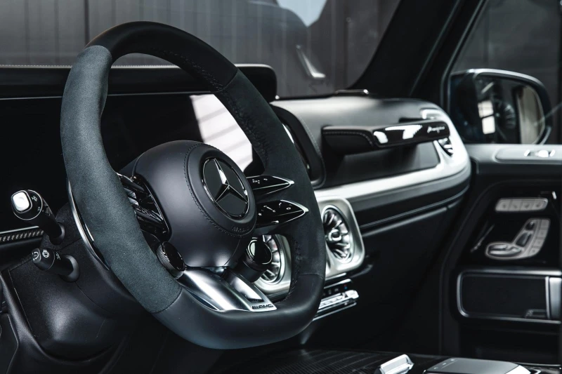 Mercedes-Benz G 63 AMG G800 BRABUS WIDESTAR FULL CARBON RIDE CONTROL, снимка 13 - Автомобили и джипове - 51508685