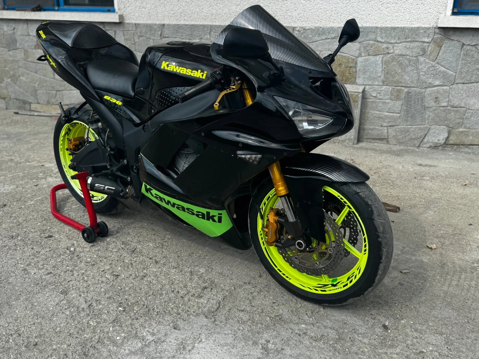 Kawasaki Zxr 636, снимка 2 - Мотоциклети и мототехника - 55269276