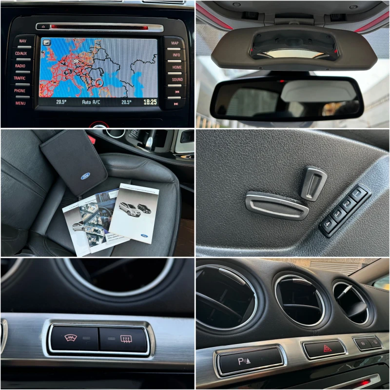 Ford S-Max 2.2 TDCI TITANIUM FACE 200к.с KEYLESS GO PANORAMA, снимка 13 - Автомобили и джипове - 47689483