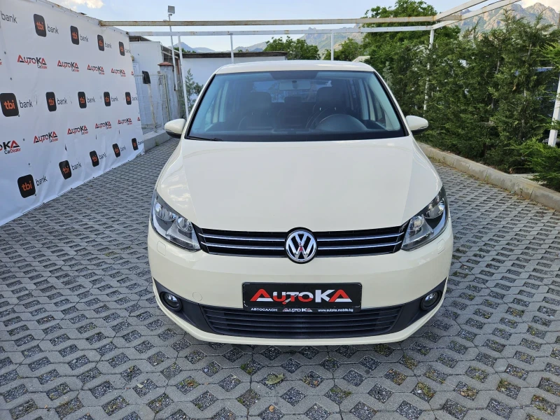 VW Touran 1.6TDI-105kc= АВТОМАТ= 7МЕСТА= КОЖА= ПОДГРЕВ - 15900 лв. - 45233262 1