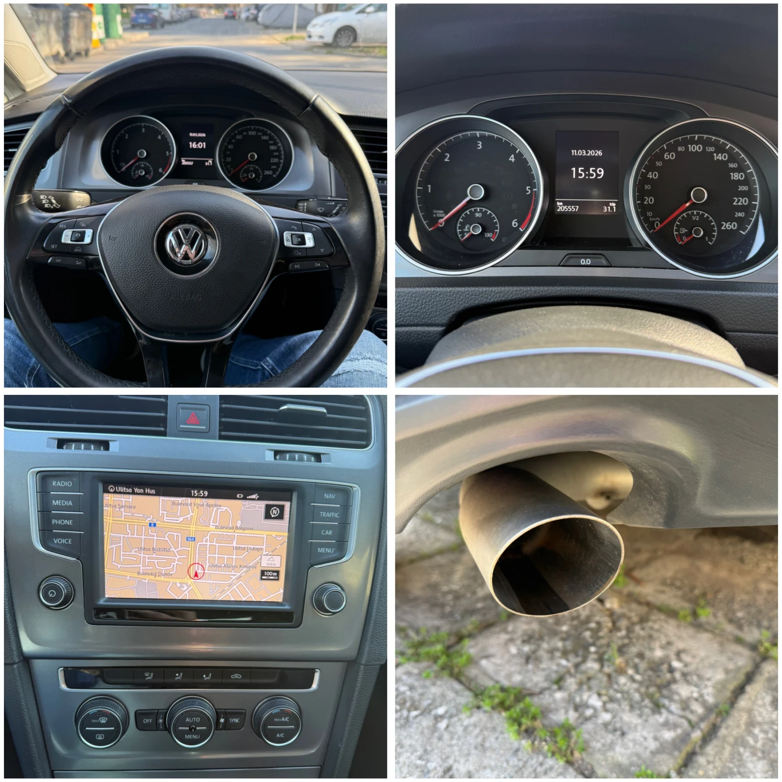 VW Golf 1.6 TDI 110 кс/ EURO 6B / Distronic /Navi , снимка 17 - Автомобили и джипове - 53835366