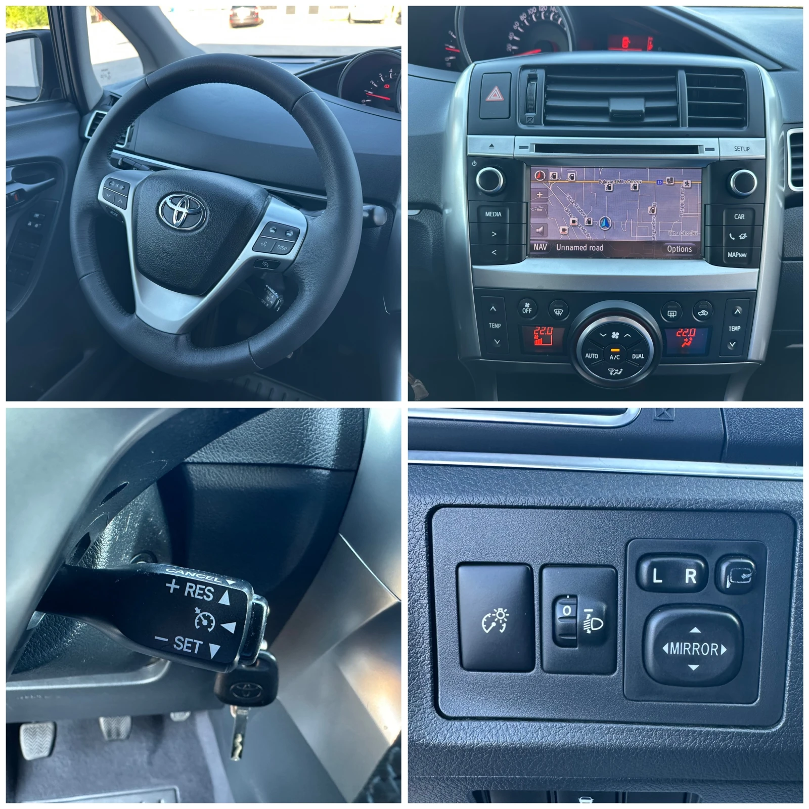Toyota Verso 2.0D4D Executive* 7места* Италия* , снимка 14 - Автомобили и джипове - 55493962