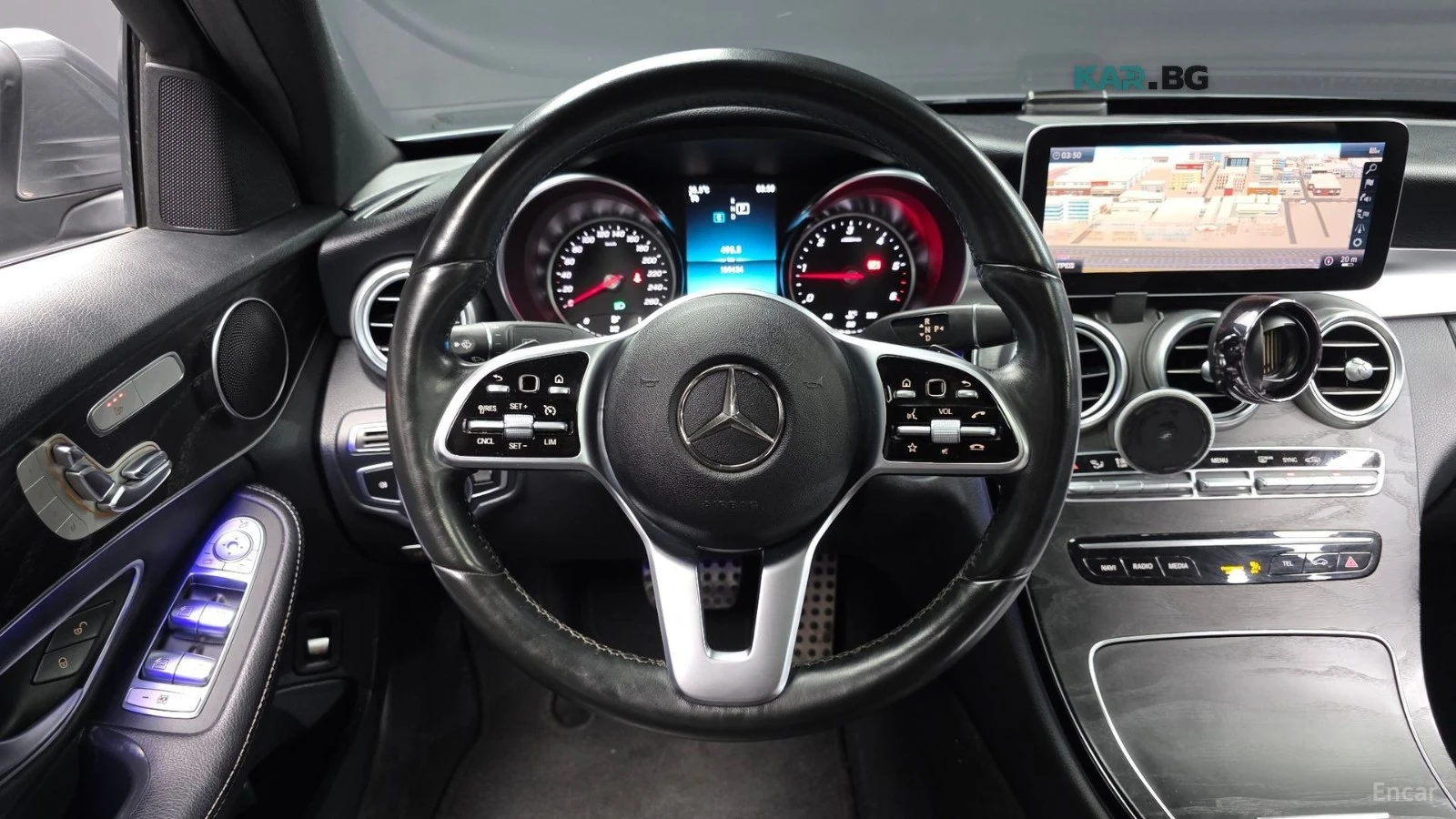Mercedes-Benz C 220 4MATIC AMG* КОЖА* ПОДГРЕВ* НАВИ* ПАНО* КАМЕРА, снимка 11 - Автомобили и джипове - 56104745