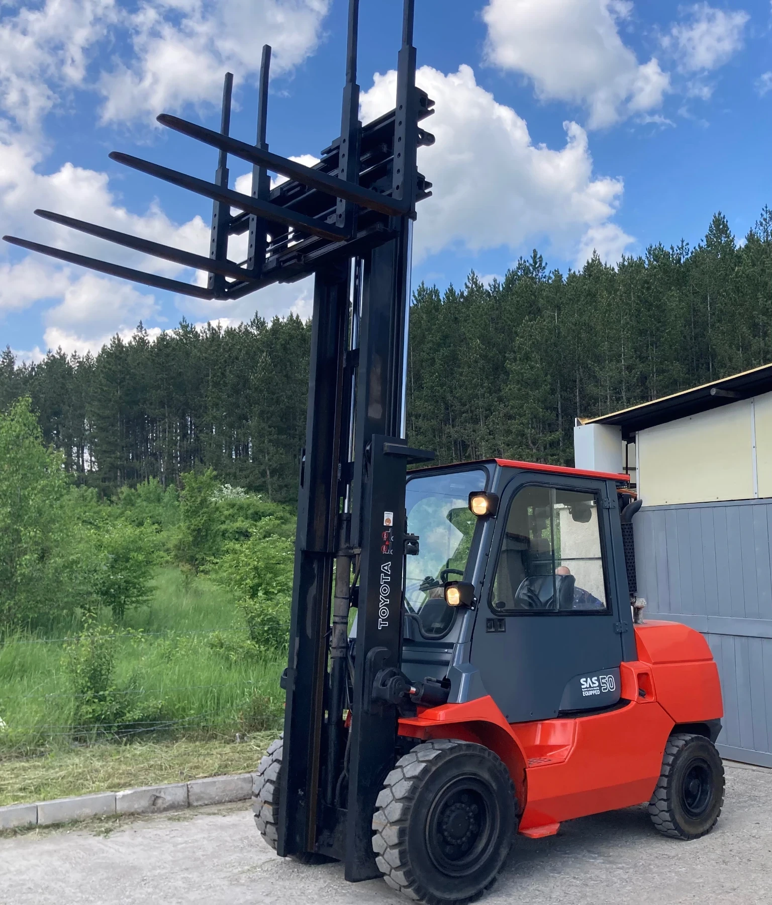 Мотокар Toyota 7FD50 5-тонен, снимка 1