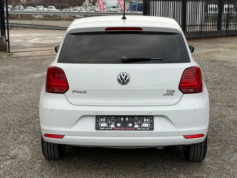 VW Polo 1.4TDi, EURO 6B! * LED* * 126 000км* Уникат!, снимка 5 - Автомобили и джипове - 48814772