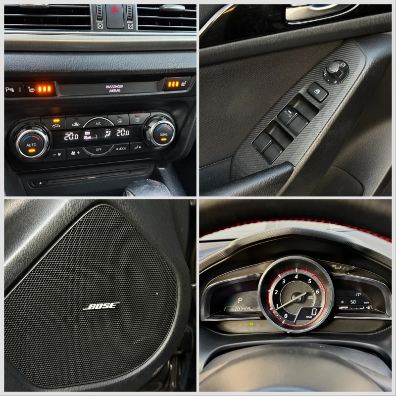 Mazda 3 2.2d Automatic* Xenon* Bose* Navi* Подгрев* HeadUP, снимка 12 - Автомобили и джипове - 52326923