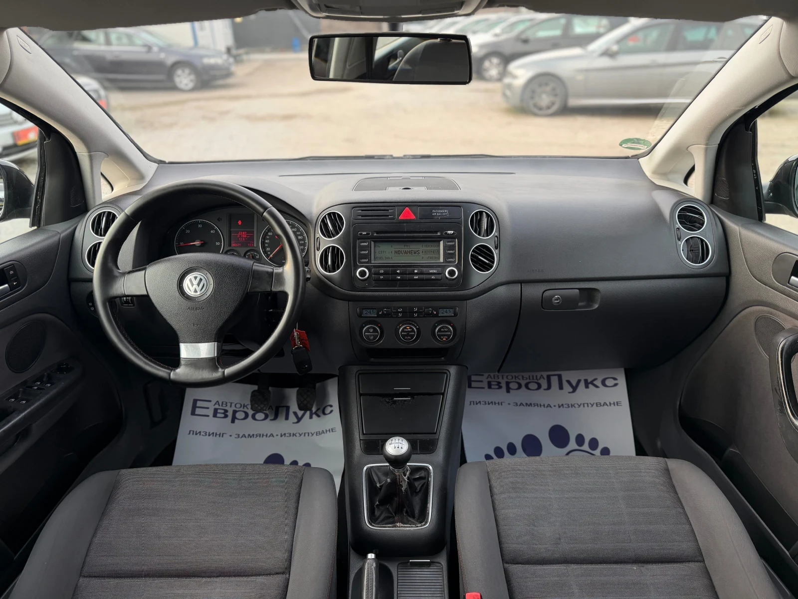 VW Golf Plus 1.9TDI 105кс КЛИМАТРОНИК ПОДГРЕВ - изображение 9