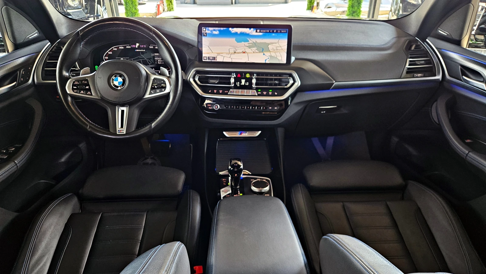 BMW X3 М40D/DISTR/3DCAMERA/HARMAN/HUD/ПОДГРЕВ/CAR PLAY/LI, снимка 8 - Автомобили и джипове - 55643409