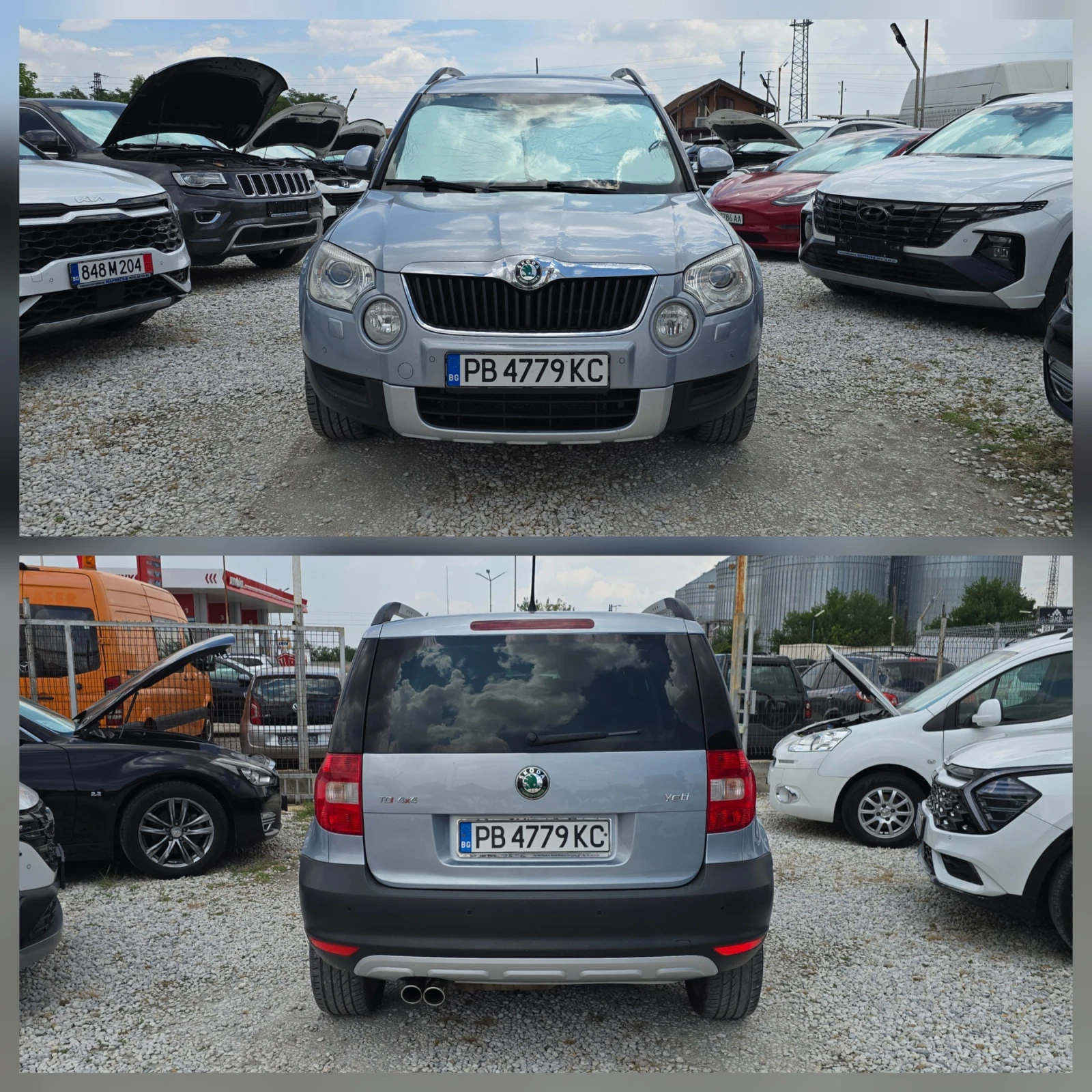 Skoda Yeti 2.0 TDI 4х4 КОЖА АВТОМАТИК NAVIGATION ЧИП ТУНИНГ, снимка 2 - Автомобили и джипове - 55161493