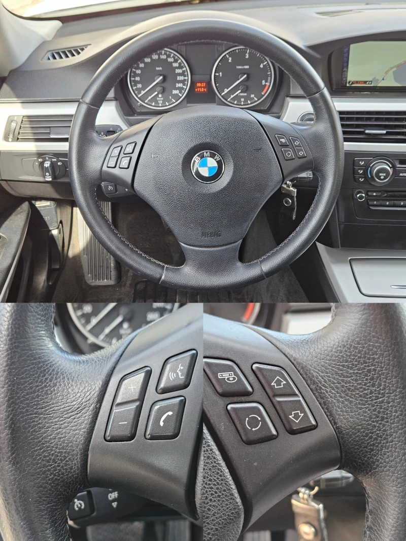 BMW 320 D/177k.c/6ск/LED/КСЕНОН/NAVI/БЛУТУТ/EURO 5A/ТОП, снимка 11 - Автомобили и джипове - 49595120