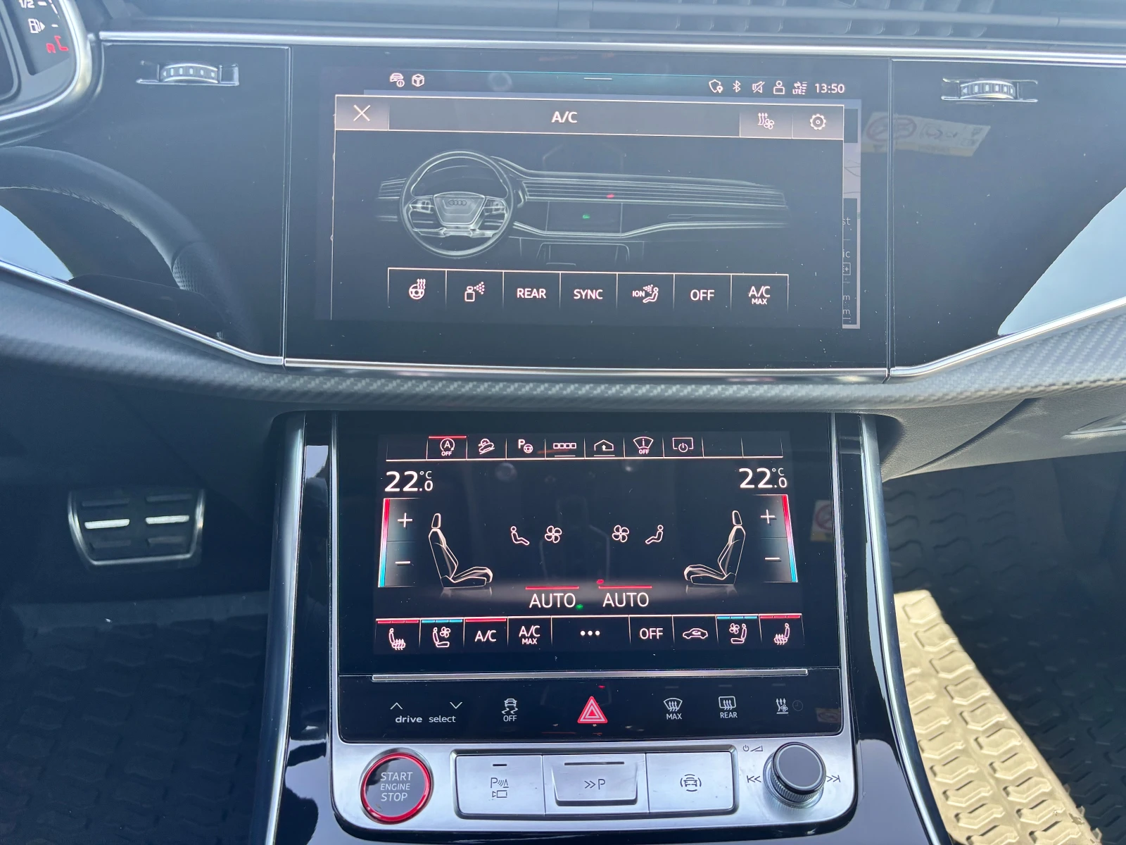 Audi SQ8 4.0 TFSI / Laser / B&O / Pano / HuD  | Mobile.bg — изображение 12