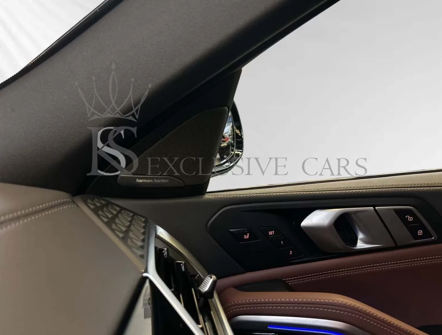 BMW X6 30D* M-SPOPRT PRO* SKY * ВАКУУМ* OБДУХВАНЕ* H&K - изображение 10