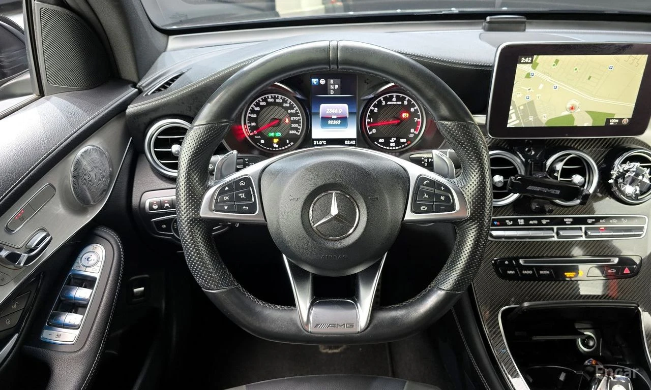 Mercedes-Benz GLC 63 AMG 4MATIC+ BURMESTER* ДИСТРОНИК* ХЕДЪП* 360КАМЕРА* , снимка 9 - Автомобили и джипове - 55431527