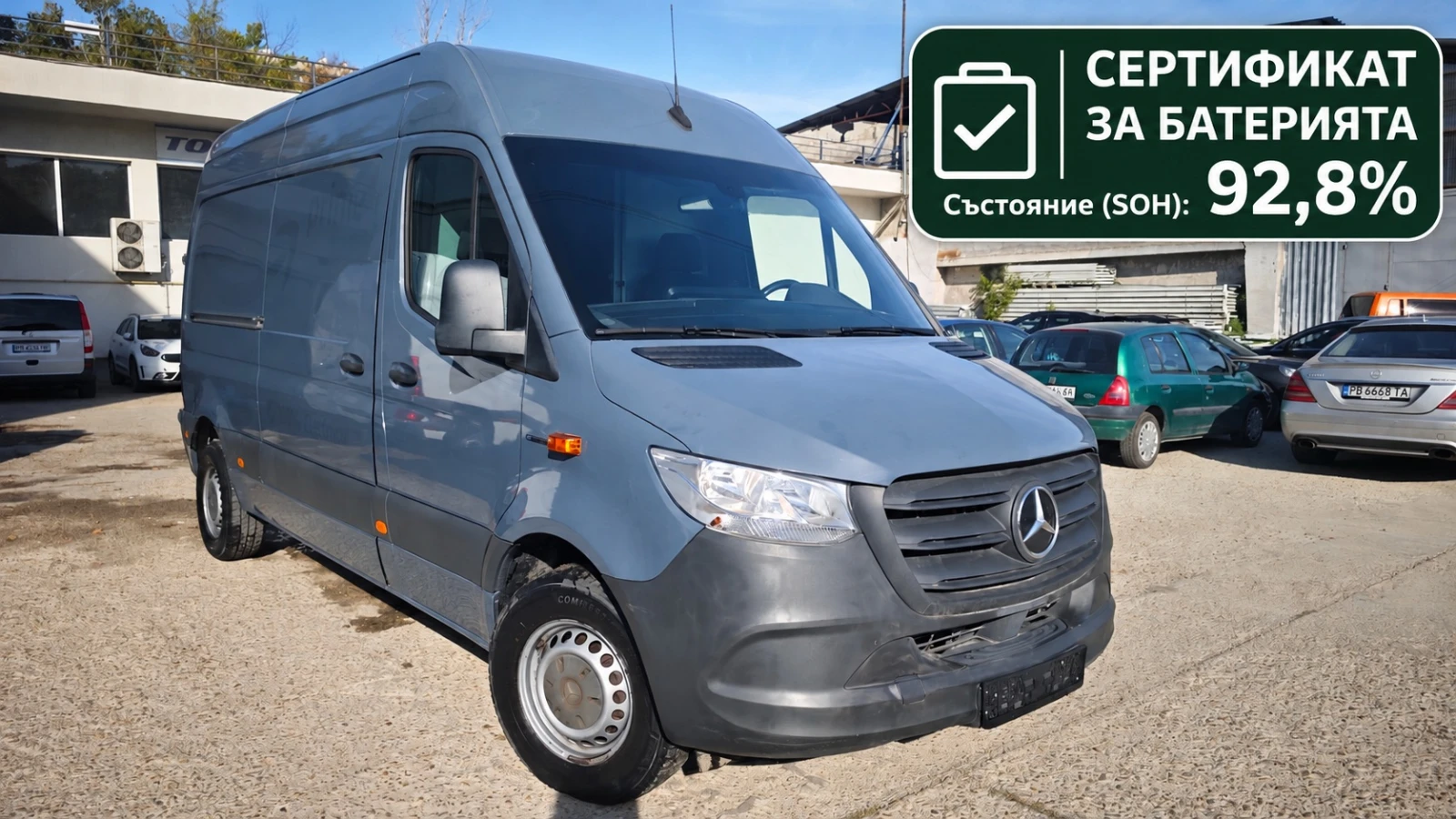 Mercedes-Benz Sprinter 55 kWh 92.8% SoH Камера Клима Подгрев