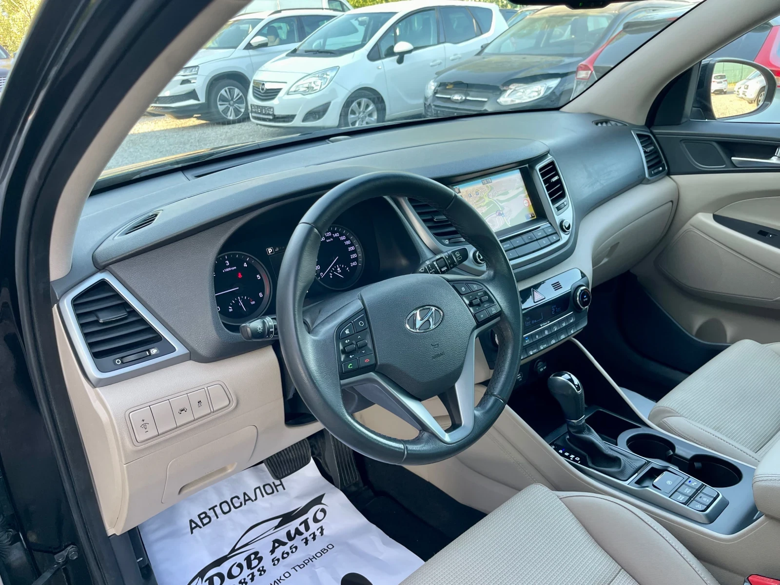 Hyundai Tucson 1.7CRDI-141к.с АВТОМАТИК-PANORAMA-НАВИГ.КАМЕРА-TOP - изображение 9
