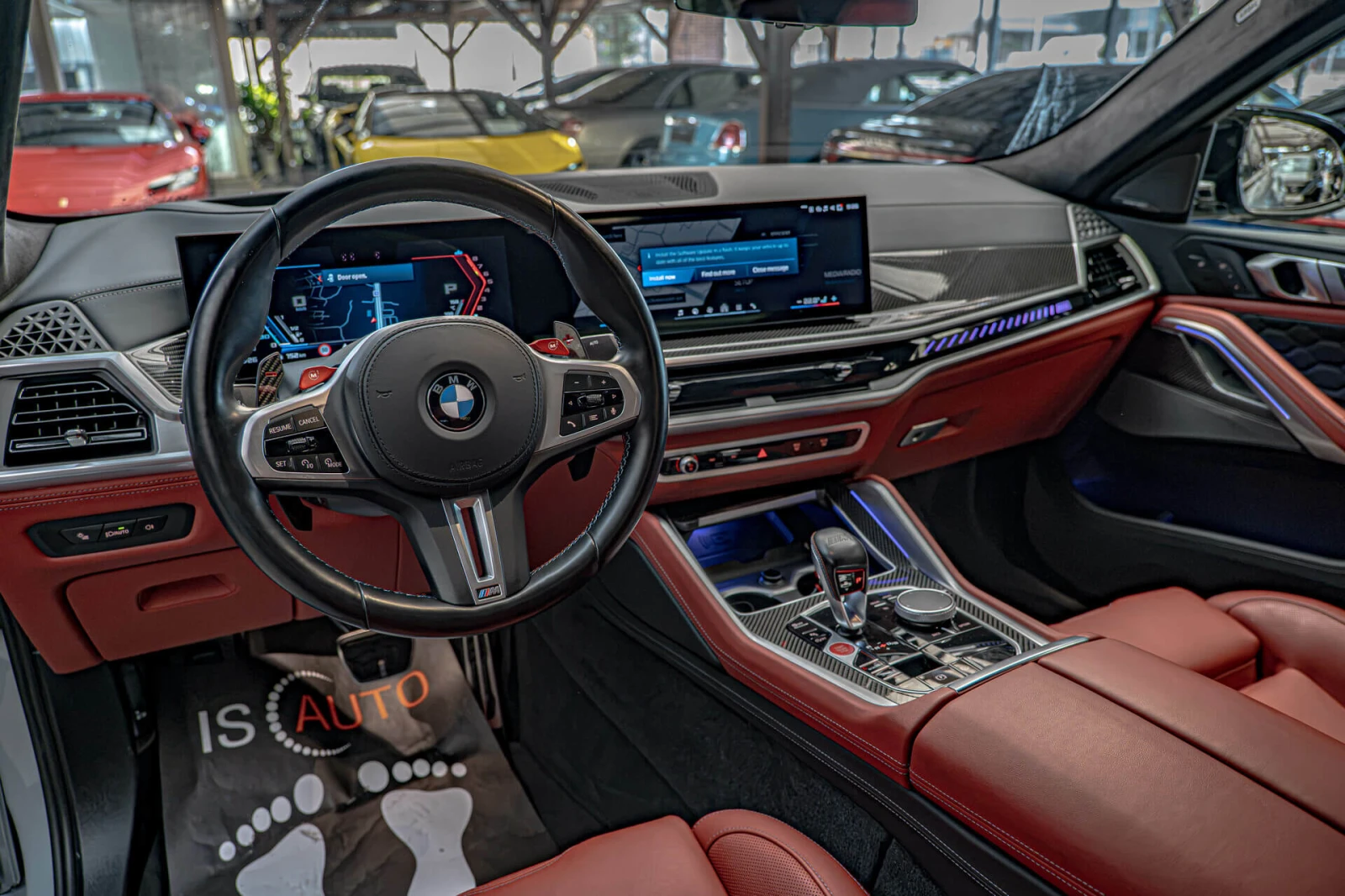 BMW X6 M/Competition/Harman Kardon/HuD/Карбон/Камера 360/, снимка 8 - Автомобили и джипове - 55825431