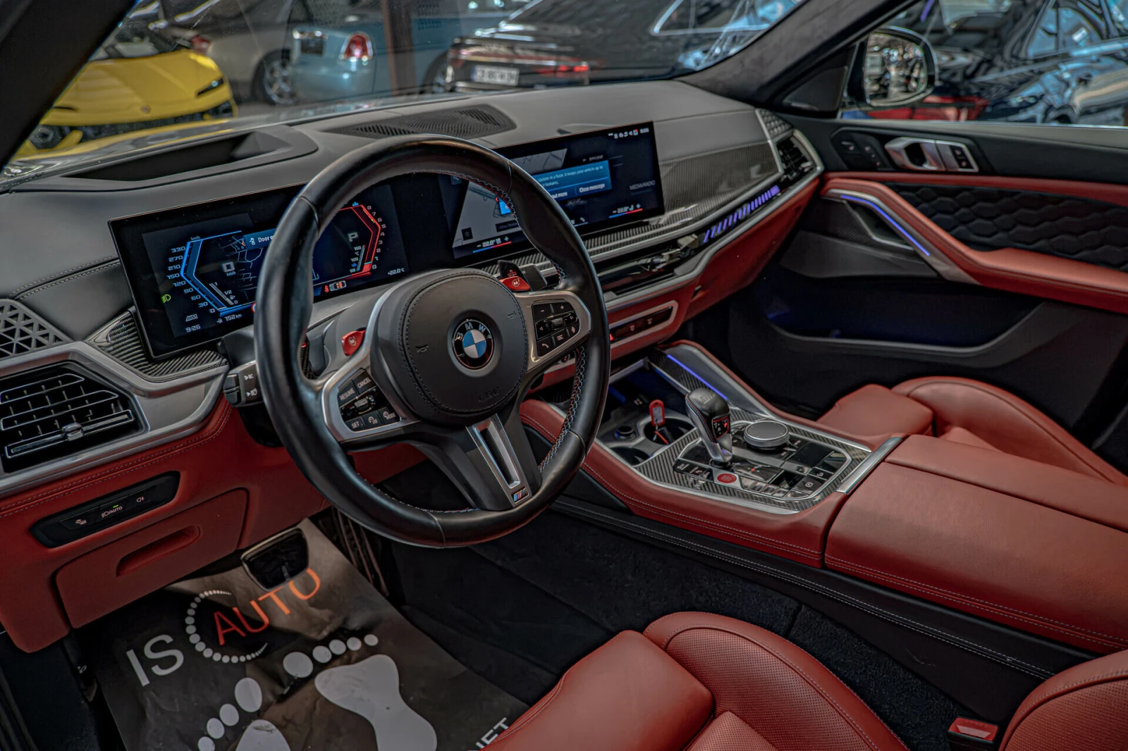BMW X6 M/Competition/Harman Kardon/HuD/Карбон/Камера 360/, снимка 7 - Автомобили и джипове - 55825431
