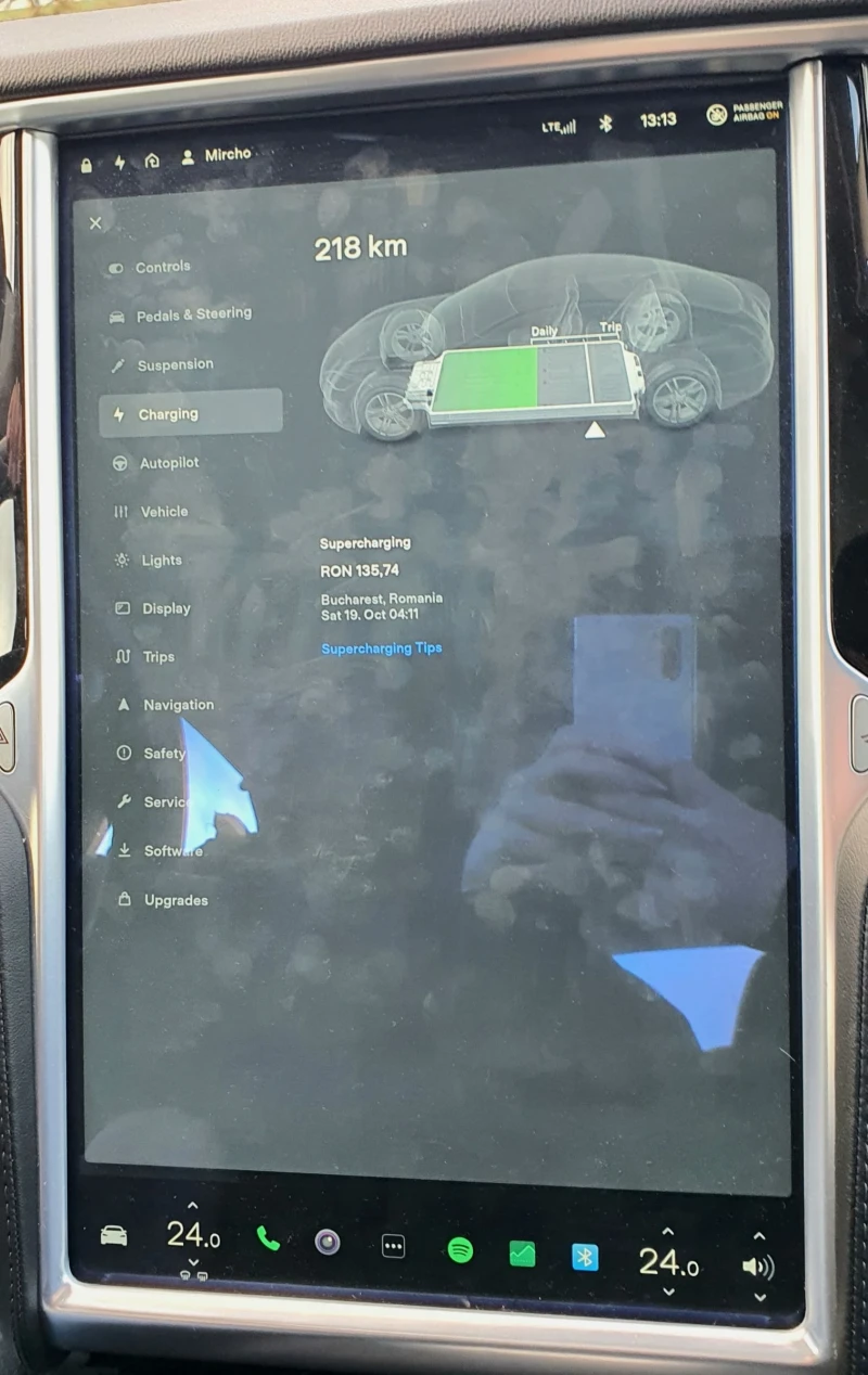 Tesla Model S 85D, снимка 17 - Автомобили и джипове - 48547114