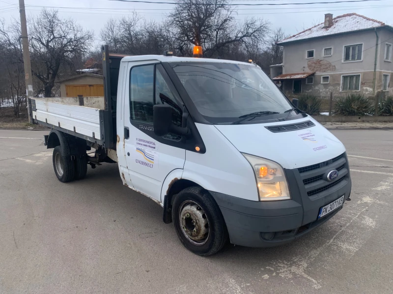 Ford Transit 2.4 115 6 Скорости Самосвал, снимка 1 - Бусове и автобуси - 49197641