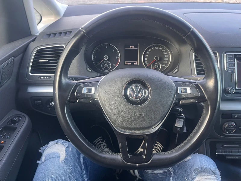 VW Sharan 2.0TDI 150KC EURO6B, снимка 9 - Автомобили и джипове - 48029332