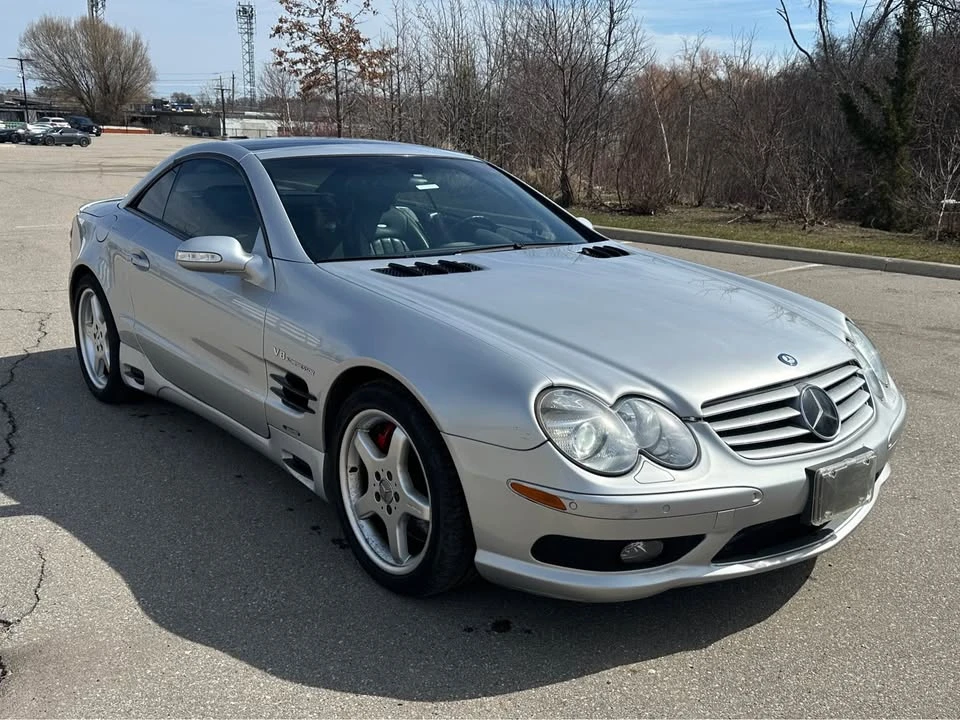 Mercedes-Benz SL 55 AMG AMG Renntech/M113K/Памет/Подгрев/Шибидах/, снимка 3 - Автомобили и джипове - 53985268