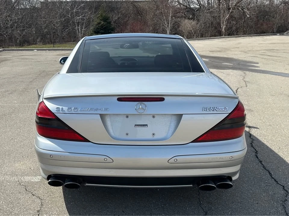 Mercedes-Benz SL 55 AMG AMG Renntech/M113K/Памет/Подгрев/Шибидах/, снимка 6 - Автомобили и джипове - 53985268