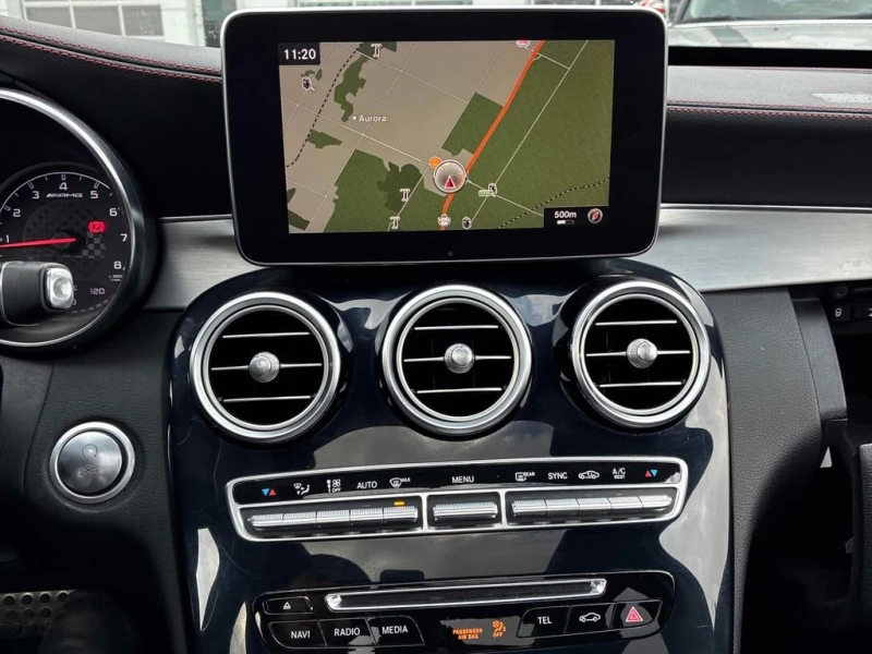 Mercedes-Benz C 43 AMG * BURMESTER* PANORAMA* 360КАМЕРИ* , снимка 9 - Автомобили и джипове - 53398307