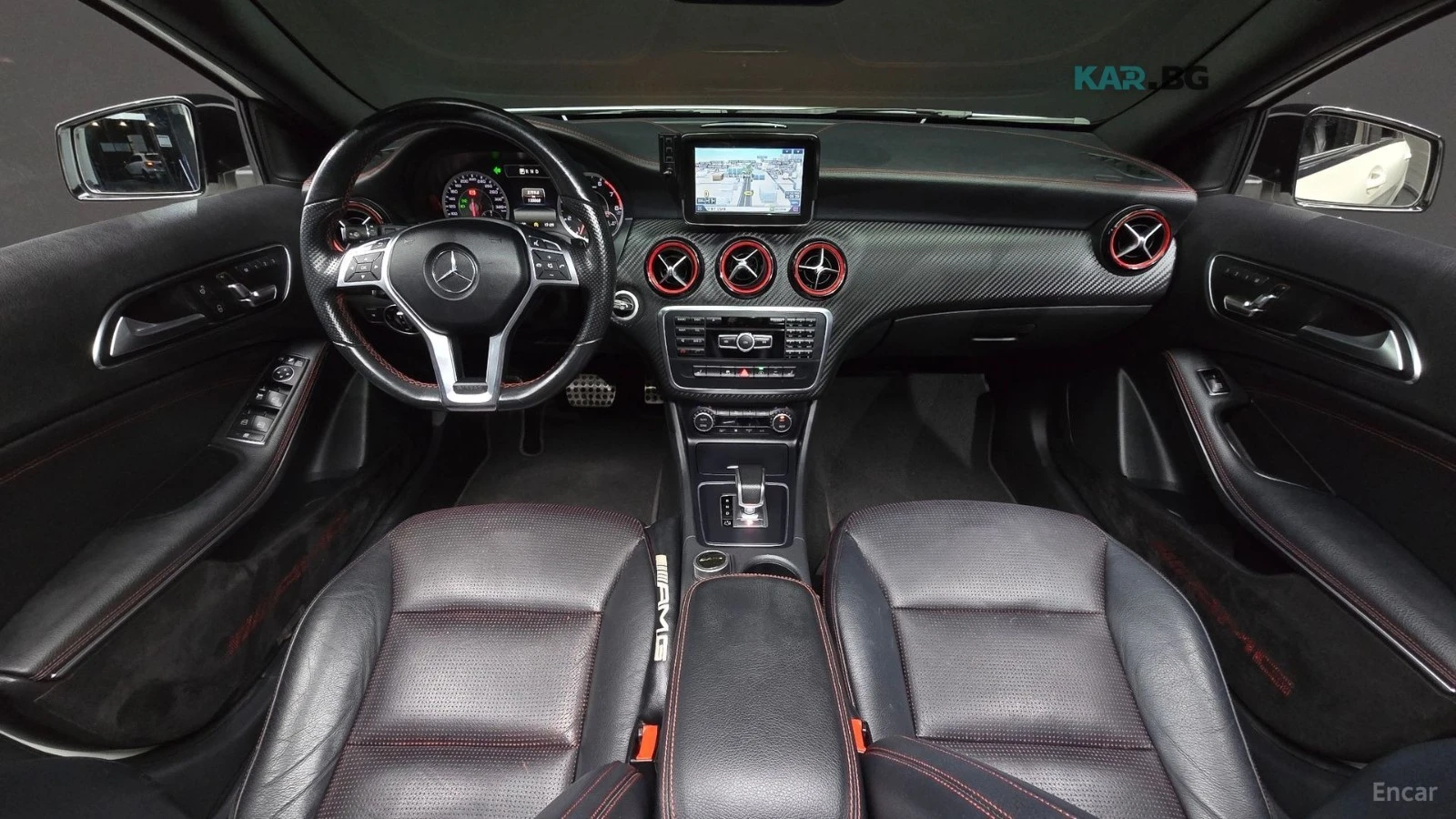 Mercedes-Benz A45 AMG * 4MATIC* КОЖА* ПОДГРЕВ* ПАНОРАМА* NAVI* , снимка 7 - Автомобили и джипове - 54868924