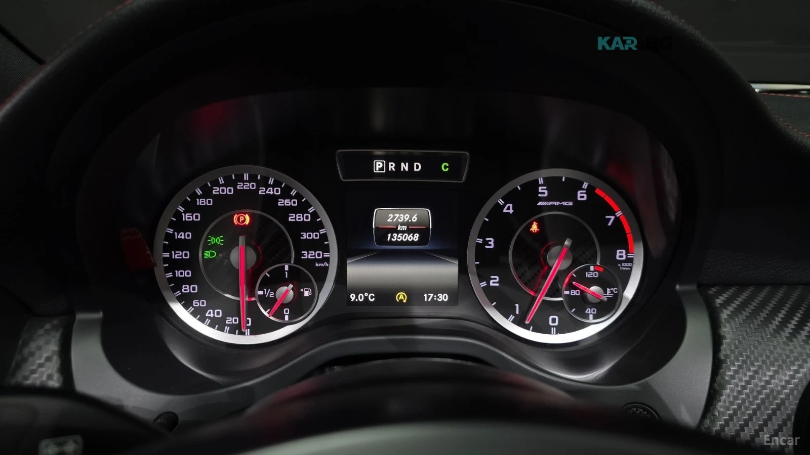 Mercedes-Benz A45 AMG * 4MATIC* КОЖА* ПОДГРЕВ* ПАНОРАМА* NAVI* , снимка 8 - Автомобили и джипове - 54868924