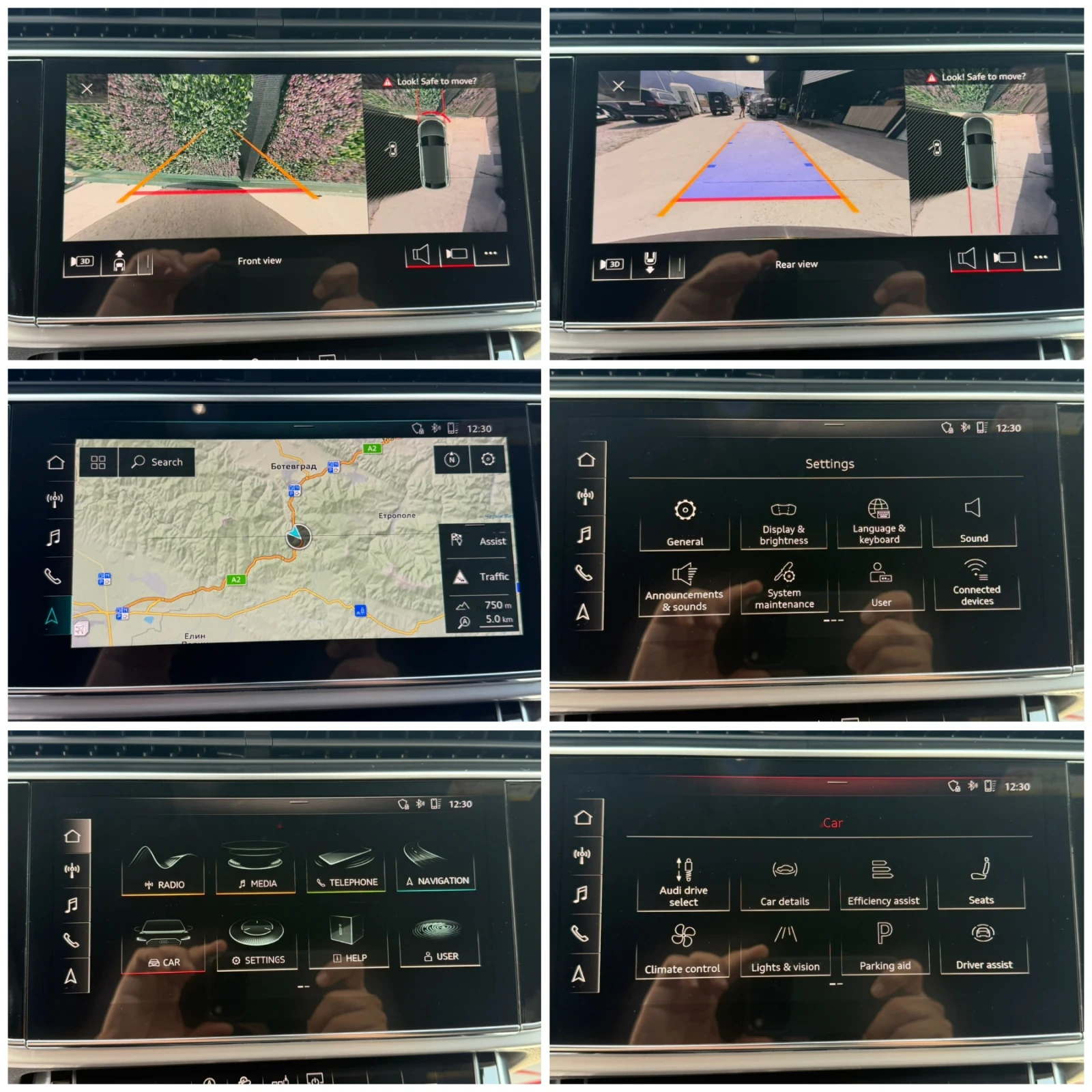 Audi Q8 S line x 3/Led/Navi/Keyless/СОБСТВЕН ЛИЗИНГ, снимка 17 - Автомобили и джипове - 55812399