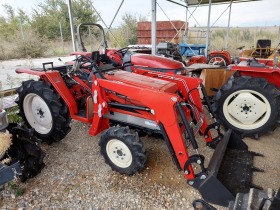 Трактор Yanmar FX235 с челен товарач, снимка 1 - Селскостопанска техника - 42311233