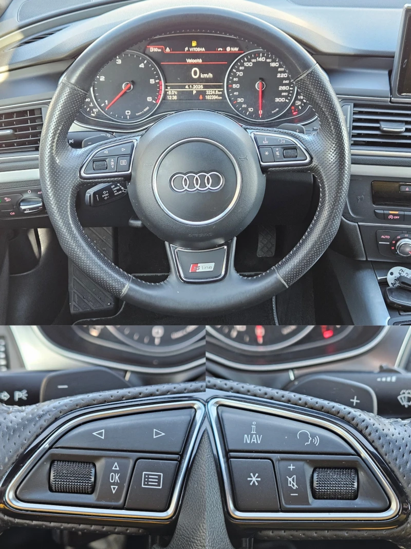 Audi A7 3.0TDi/245k.c/S-line/4x4/7ck/LED/NAVI/БЛУТУТ/ТОП, снимка 11 - Автомобили и джипове - 48548349