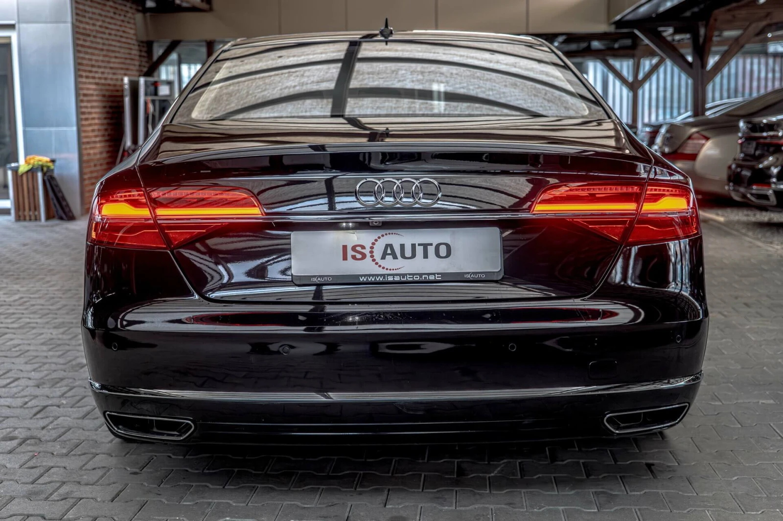 Audi A8 4.2TDI/LONG/Bose/HuD/Камера 360/Дистроник/Обдухван, снимка 4 - Автомобили и джипове - 53725676