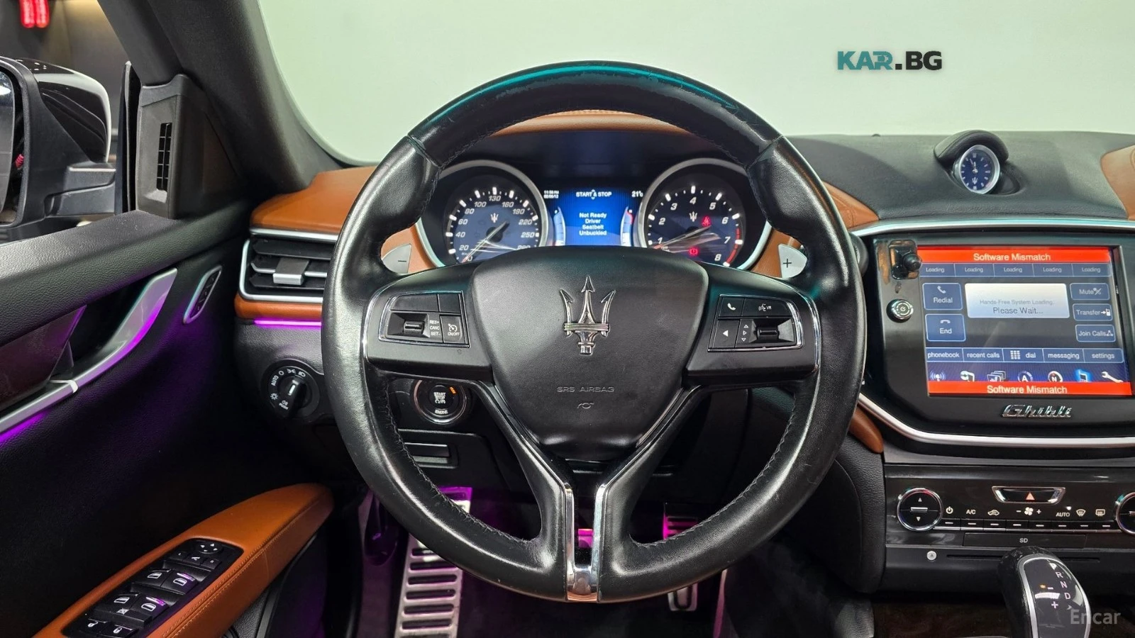 Maserati Ghibli 3.0* 360* КОЖА* ПОДГРЕВ* ПАНО, снимка 11 - Автомобили и джипове - 55930250